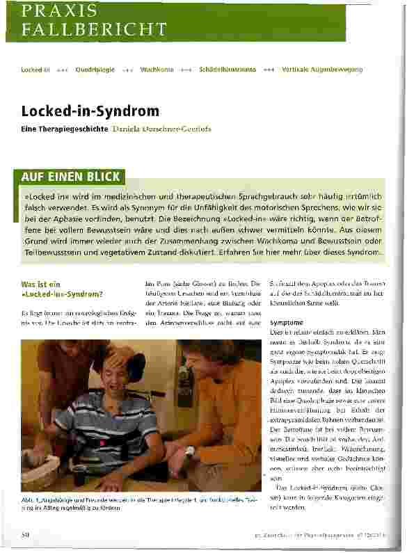 Vorschauseite 1: Locked-in-Syndrom