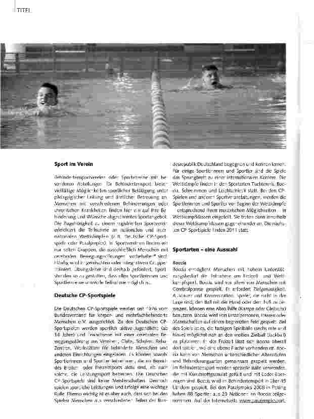 Vorschauseite 3: Sport fördert Teilhabe