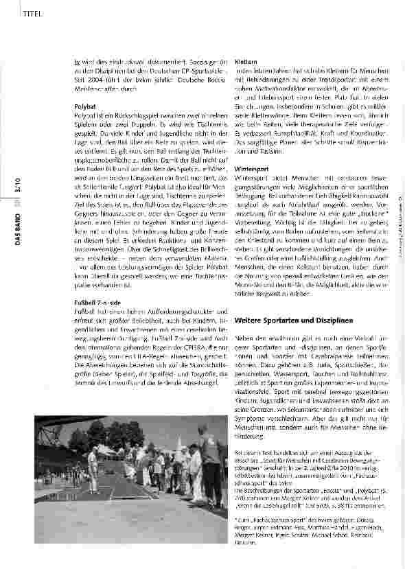 Vorschauseite 5: Sport fördert Teilhabe