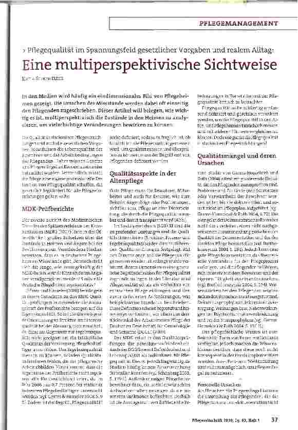 Vorschauseite 1: Eine multiperspektivische Sichtweise