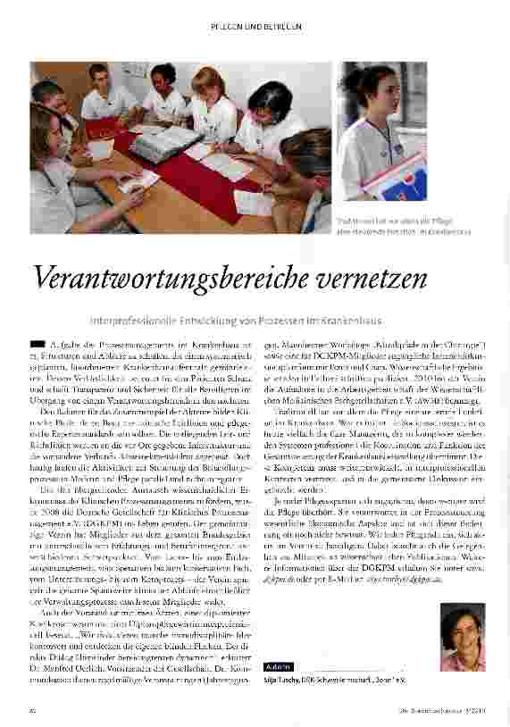 Vorschauseite 1: Verantwortungsbereiche vernetzen