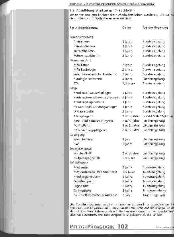 Vorschauseite 6: Zur Schnittstellenproblematik zwischen Pflege und Hauswirtschaft