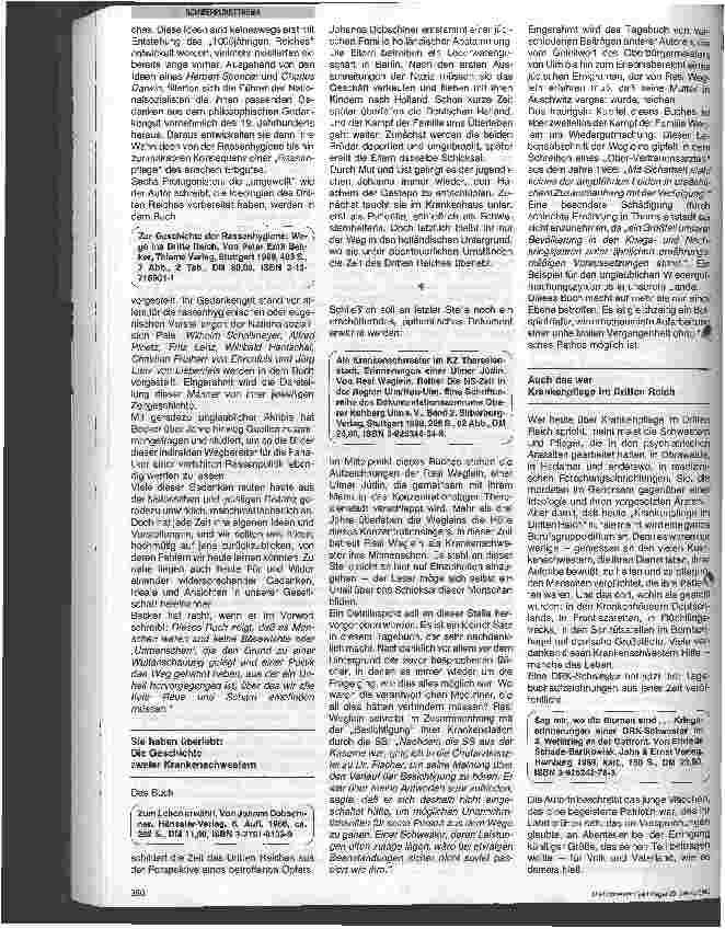 Vorschauseite 5: Heilen, Pflegen, Töten Bücher zum Thema Nationalsozialismus
