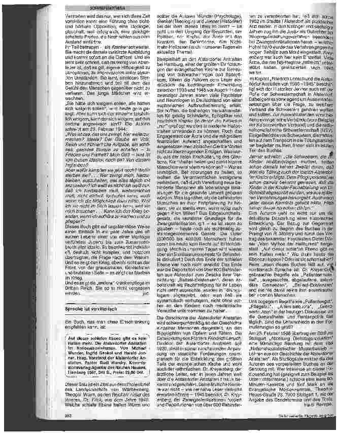 Vorschauseite 6: Heilen, Pflegen, Töten Bücher zum Thema Nationalsozialismus