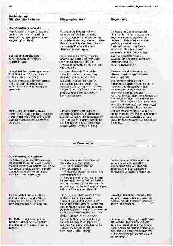 Vorschauseite 3: Begründete Pflege im chronologischen Ablauf am Beispiel eines jungen Mannes mit Cholelithiasis