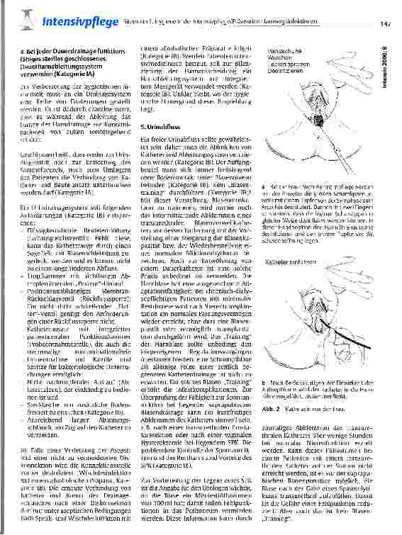 Vorschauseite 6: Hygiene in der Intensivpflege/Prävention Harnwegsinfektionen
