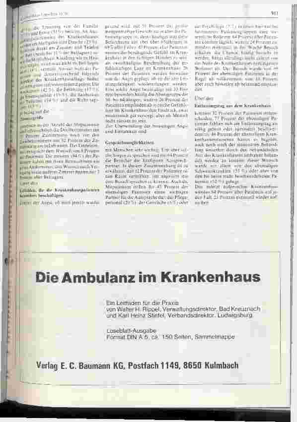 Vorschauseite 3: Zusammenstellung einiger wichtiger Ergebnisse aus der Studie Zur Humanität im Krankenhaus