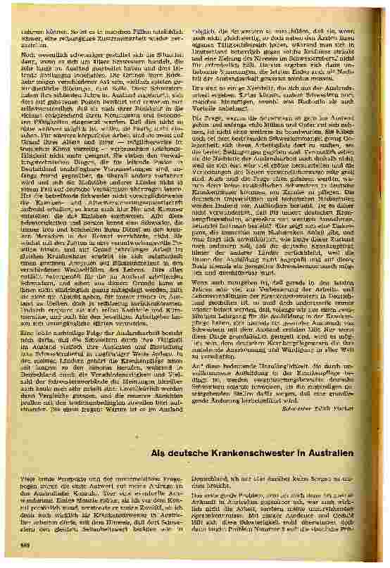 Vorschauseite 3: Über die Vorteile und Nachteile der Auslandsarbeit deutscher Krankenschwestern