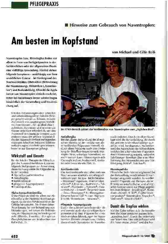 Vorschauseite 1: Am besten im Kopfstand