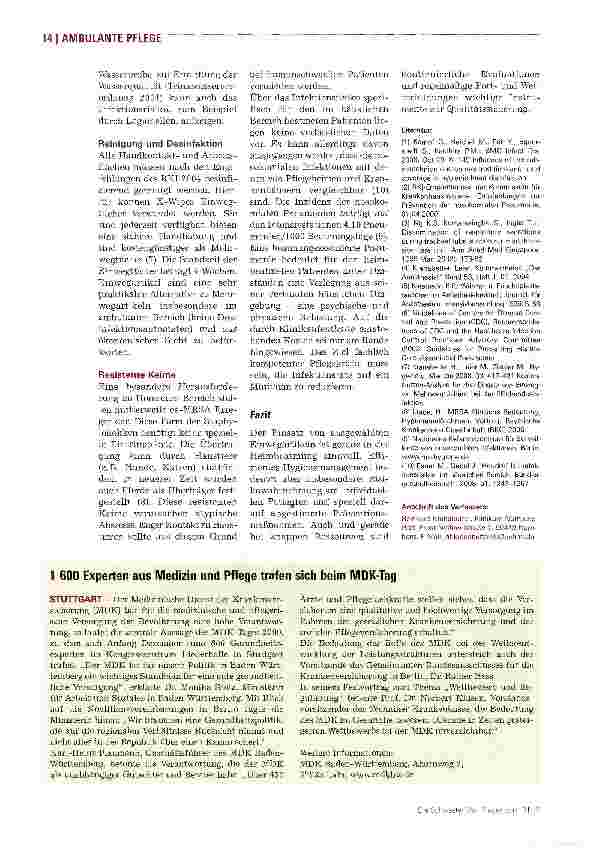 Vorschauseite 3: Effektive Pneumonieprophylaxe bei der Heimbeatmung