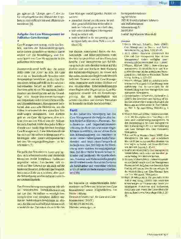 Vorschauseite 4: Was ist Case Management?