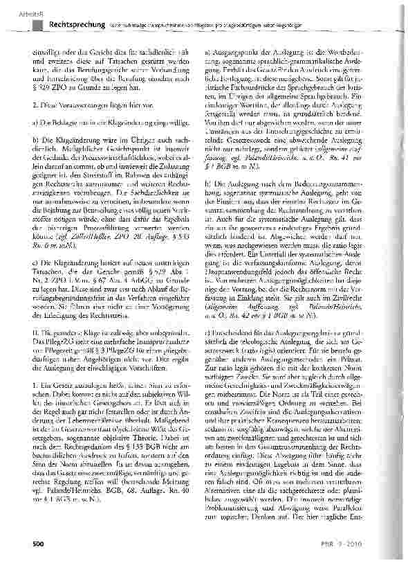 Vorschauseite 3: Keine mehrmalige Inanspruchnahme von Pflegezeit pro pflegebedürftigem nahen Angehörigen