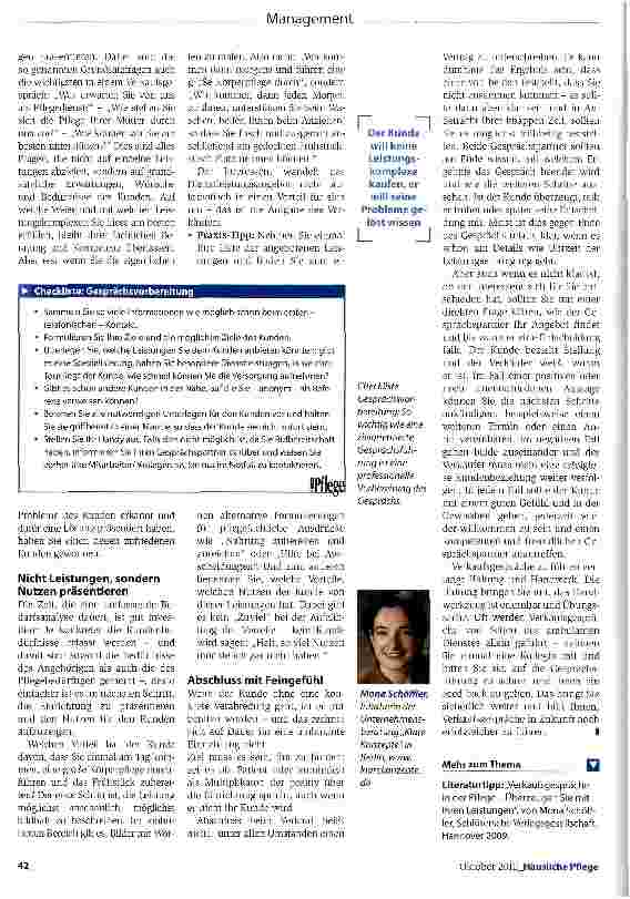 Vorschauseite 3: Der Erstkontakt entscheidet