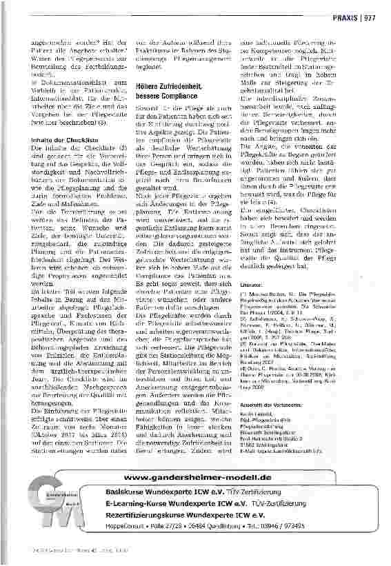 Vorschauseite 3: Pflegevisite in der Psychiatrie
