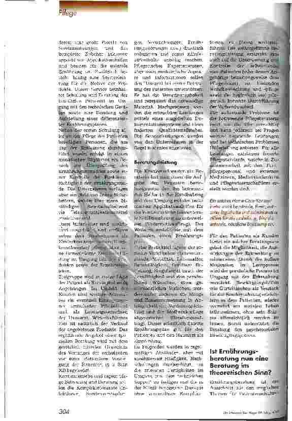Vorschauseite 4: Beratung als Dienstleistung Häusliche Pflege