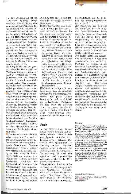 Vorschauseite 5: Beratung als Dienstleistung Häusliche Pflege