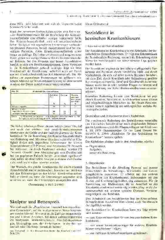 Vorschauseite 1: Sozialdienst in Hessischen Krankenhäusern