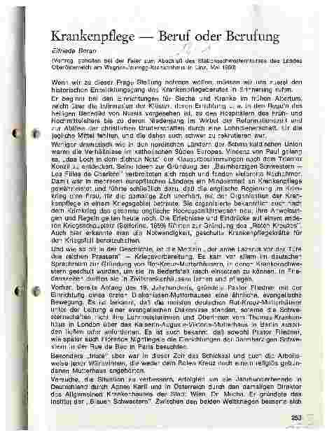 Vorschauseite 1: Krankenpflege - Beruf oder Berufung