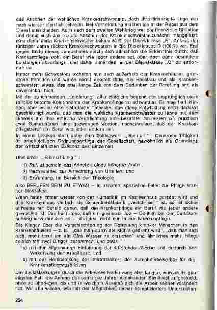 Vorschauseite 2: Krankenpflege - Beruf oder Berufung