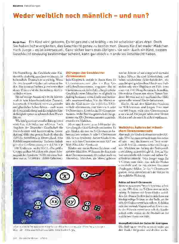 Vorschauseite 1: Weder weiblich noch männlich - und nun?