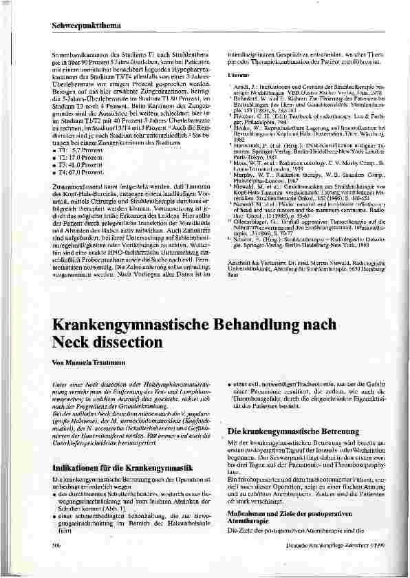 Vorschauseite 5: Strahlentherapie maligner Tumoren