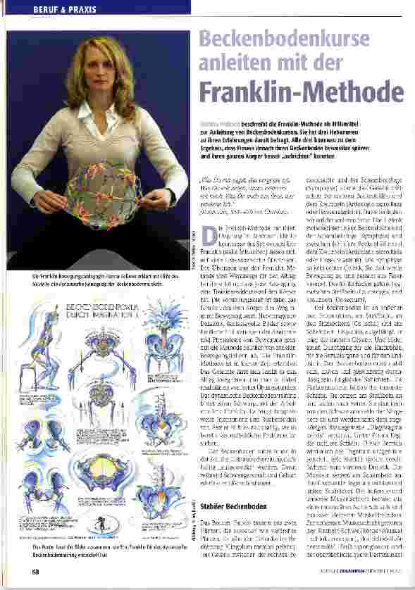Vorschauseite 1: Beckenbodenkurse anleiten mit der Franklin-Methode