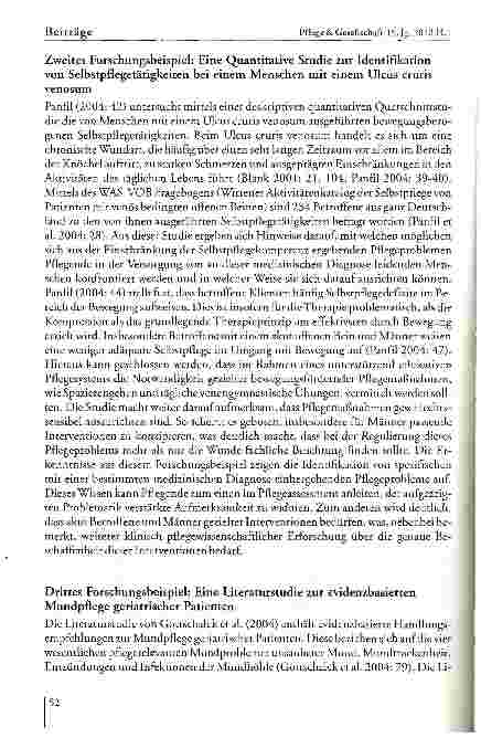 Vorschauseite 5: Zur Bedeutung der klinischen Pflegewissenschaft für eine forschungs-basierte Praxisentwicklung