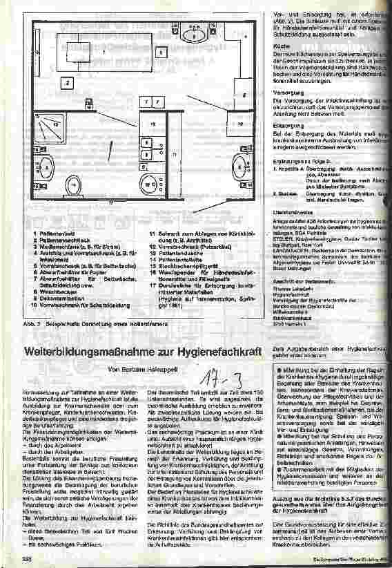 Vorschauseite 1: Weiterbildungsmaßnahme zur Hygienefachkraft