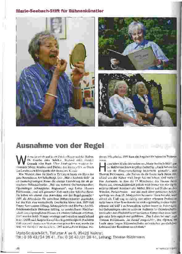 Vorschauseite 5: Heime für alle Fälle