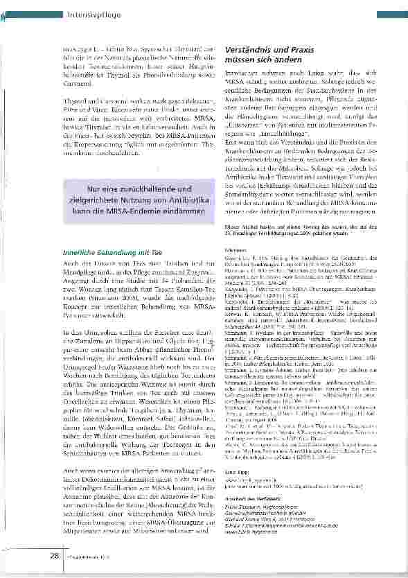 Vorschauseite 3: Aktiv gegen MRSA