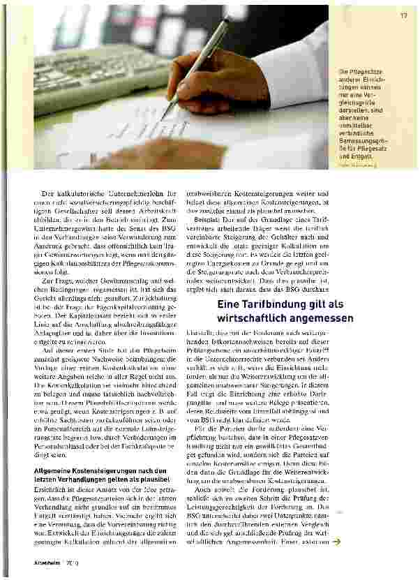 Vorschauseite 2: In zwei Stufen zu mehr Leistungsgerechtigkeit