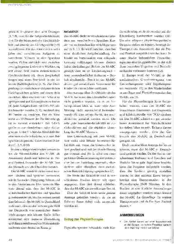 Vorschauseite 3: Movement Assessment Battery for Children