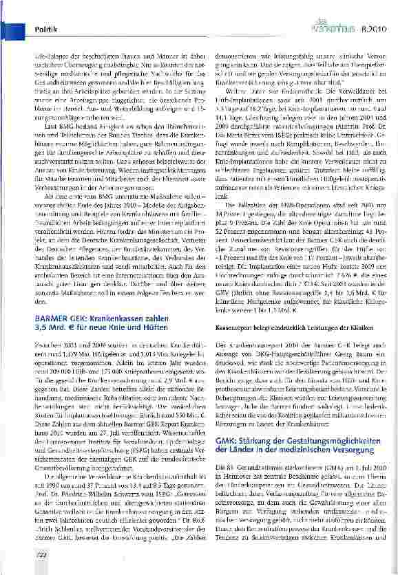 Vorschauseite 5: BMG-Argumentationspapier zur Finanzreform für ein gerechtes, soziales, stabiles, wettbewerbliches und transparentes Gesundheitssystem