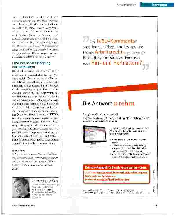 Vorschauseite 4: Eine harte Nuss wurde geknackt