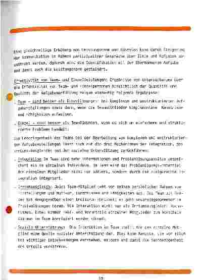Vorschauseite 4: Teamarbeit