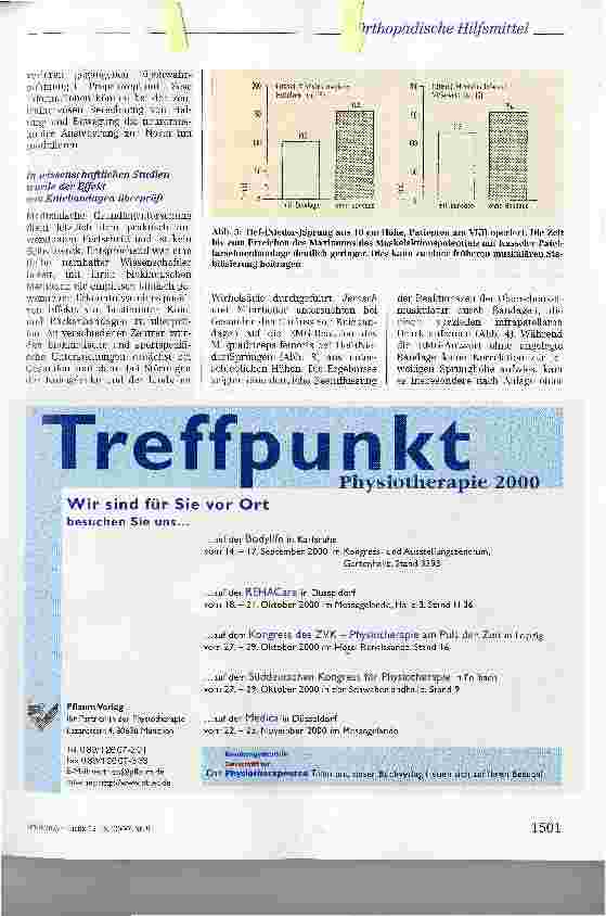 Vorschauseite 4: Funktionelle orthopädische Hilfsmittel als Synergisten der PhysiotherapieFunktionelle orthopädische Hilfsmittel helfen der Natur auf die Sprünge