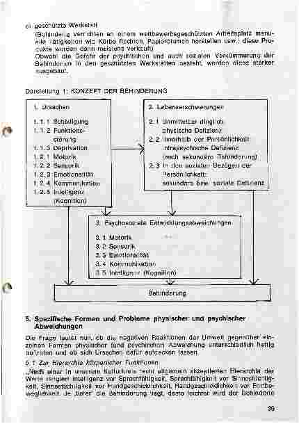 Vorschauseite 3: Psychosoziale Probleme bei Behinderung im Leistungsalter