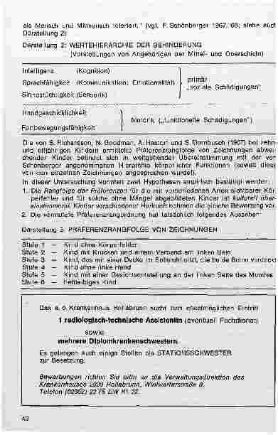 Vorschauseite 4: Psychosoziale Probleme bei Behinderung im Leistungsalter