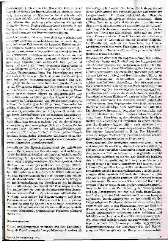 Vorschauseite 3: Krankheiten der Atmungsorgane und des Mediastinums 1. Folge