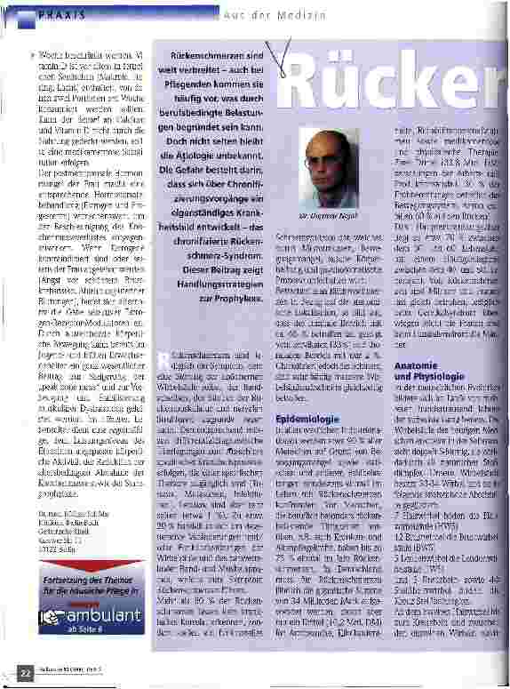 Vorschauseite 1: Rückenschmerzen