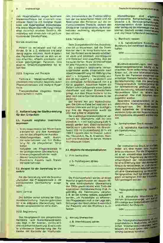 Vorschauseite 6: Einführung in die chirurgische Intensivpflege Arbeitsunterlagen für Unterrichtskräfte in der Krankenpflegeausbildung