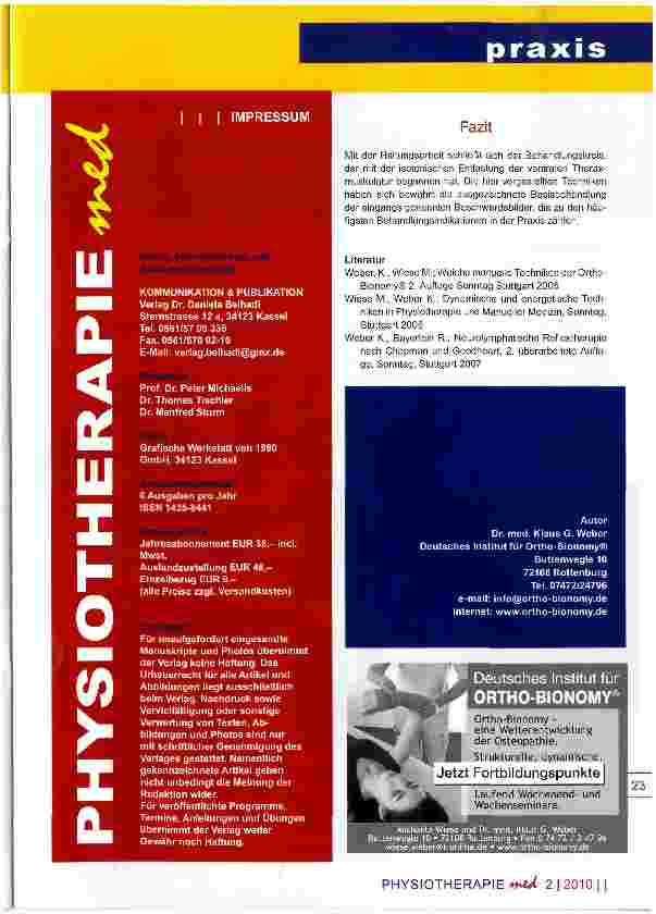 Vorschauseite 5: Rückenschmerz Die Th12-Region
