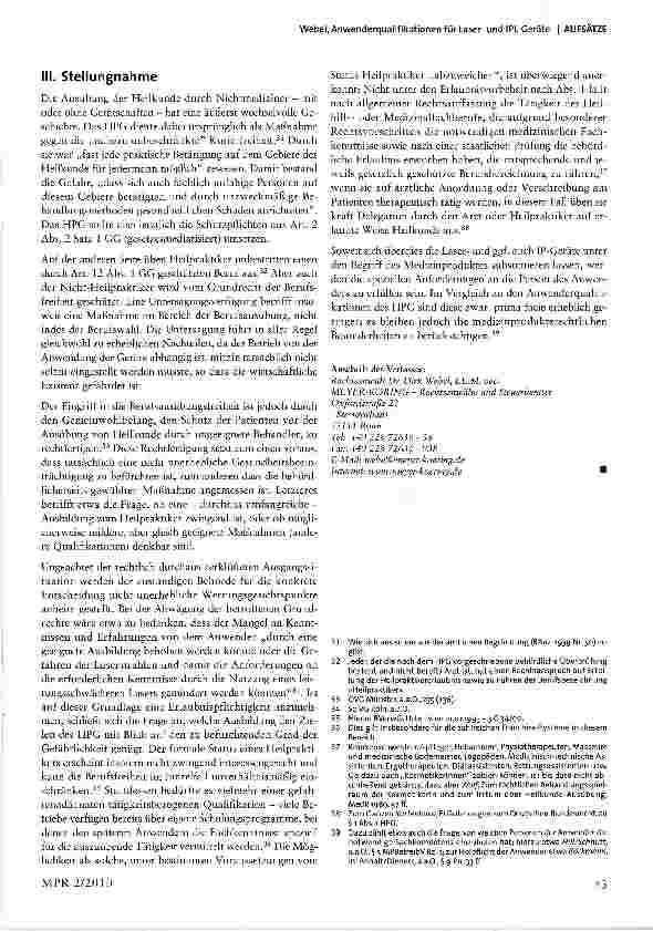 Vorschauseite 4: Anwenderqualifikationen für Laserund IPL-Geräte