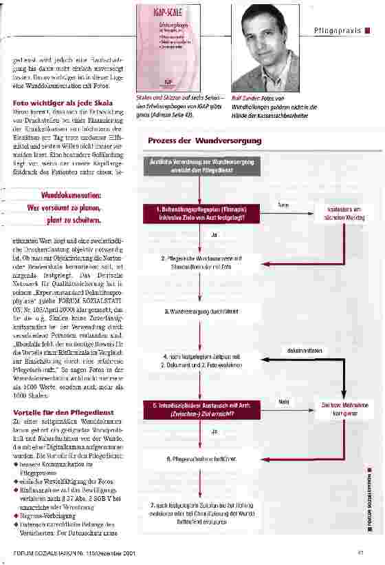 Vorschauseite 2: Wundreport in Wort und Bild