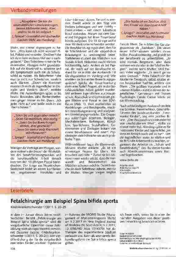 Vorschauseite 2: Mit Herzfehler ins Berufsleben