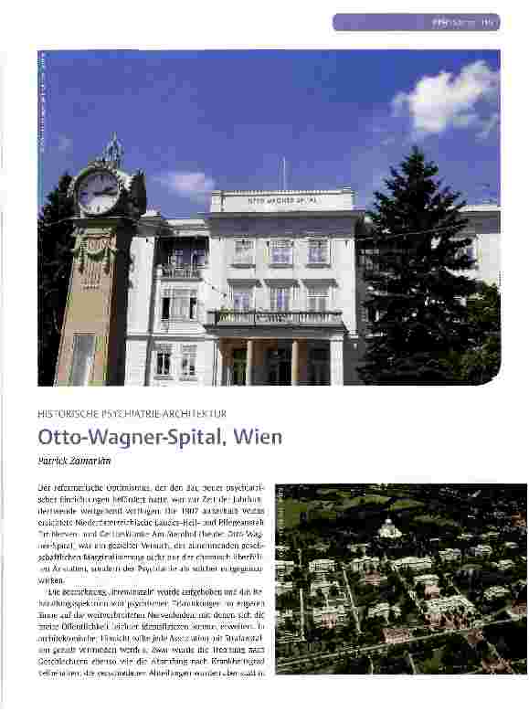Vorschauseite 1: Otto-Wagner-Spital, Wien