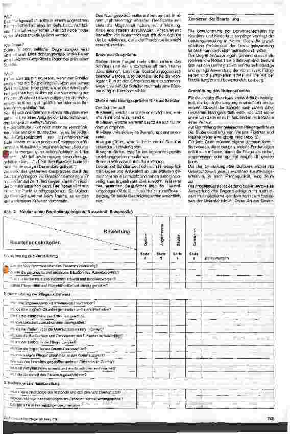 Vorschauseite 2: Die praktische Schüleranleitung - 2.Teil Beurteilungsbogen und Nachgespräch