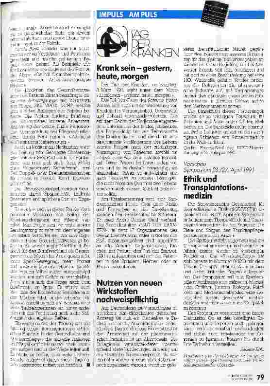 Vorschauseite 3: Wer das Machtungsgleichgewicht verändern will, muß sich einbringen