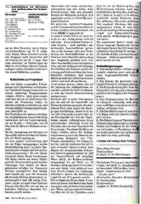 Vorschauseite 2: Kann ein Dekubitus bereits im Operationssaal entstehen?