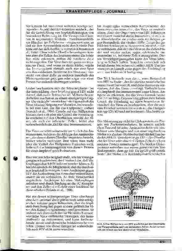 Vorschauseite 2: AIDS Immunprophylaxe: Chancen und Risiken einer AIDS-Impfstoffentwicklung